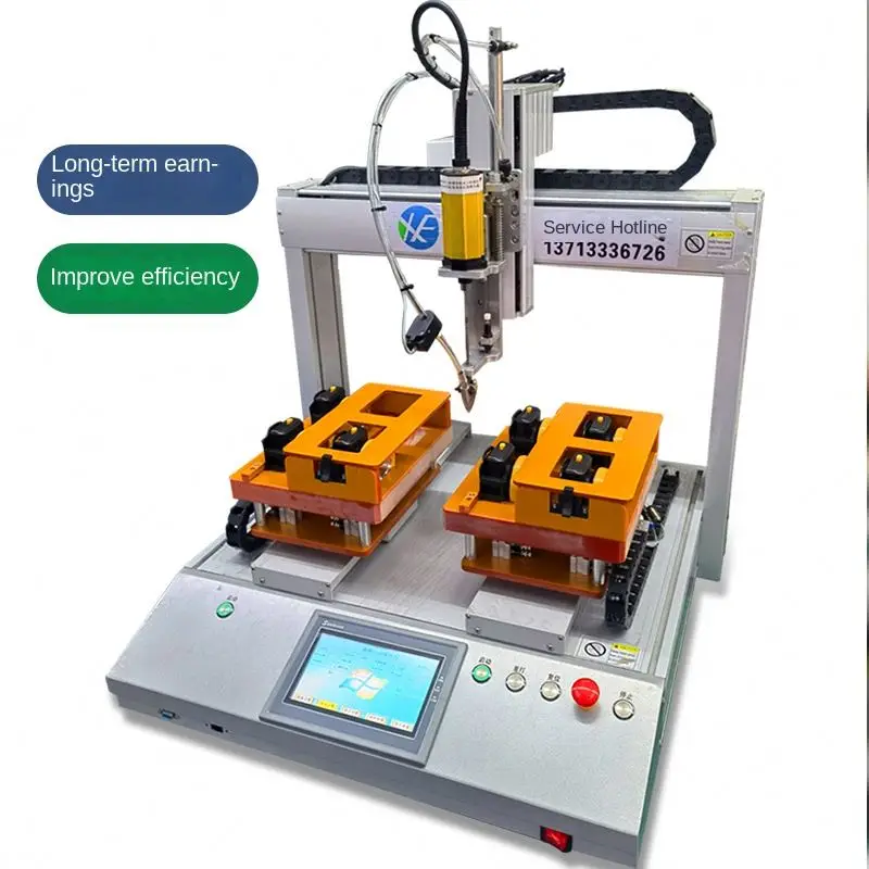 XY-300SC High-speed Automatic Locking Screw Machine, Three-axis Automatic Desktop Robot Screw Machine, Screw Tighten Machine