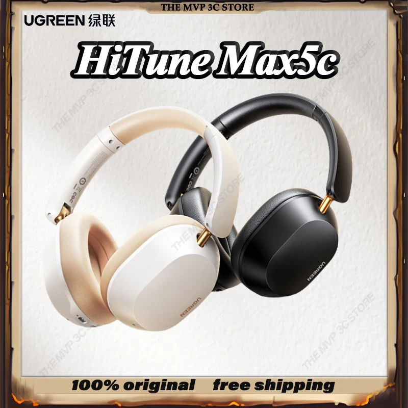 جديد UGREEN HiTune Max5c سماعات بلوتوث لاسلكية مخصصة إلغاء الضوضاء النشطة مرحبا الدقة الصوت سماعة الرأس