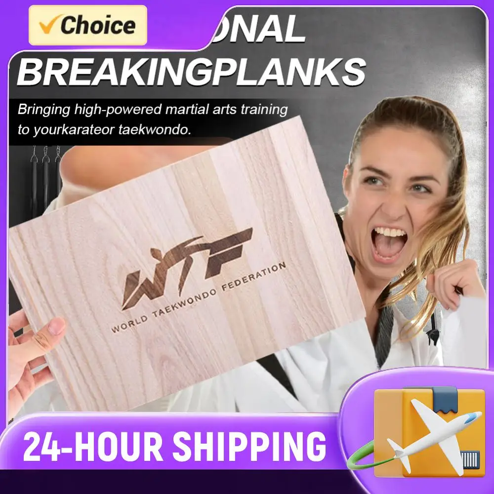 

10Pcs Karate Martial Arts Boards Taekwondo Training Accessory Wooden Taekwondo Punching Boards for Karate Taekwondo Martial Arts