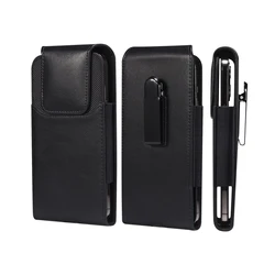 Leather Belt Clip Phone Case Men Waist Bag For Oppo Find X8,Reno 14 13 12 11 Pro 5G A3 A5 A60 A79 A78 A57 A76 A74 Holster Pouch
