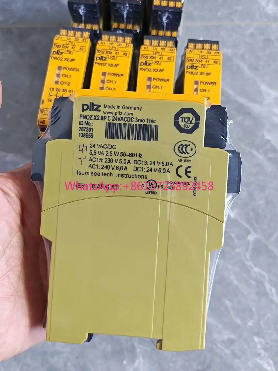 Pilz 787301 safety relay German original library in Stock