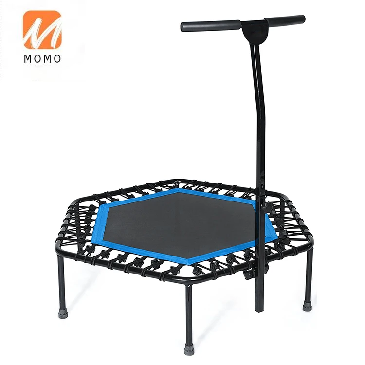 Christmas Gift Indoor Cardio Fitness  Bungee Mini Jumping Trampoline With Adjustable Handle