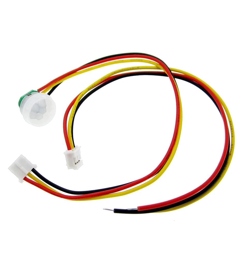 เซ็นเซอร์อินฟราเรดของมนุษย์โมดูลการเหนี่ยวนําร่างกาย 12 v PIR เซ็นเซอร์อินฟราเรดแบบไพโรอิเล็กทริกนําเข้าโพรบเพื่อปรับเอาต์พุตรีเลย์
