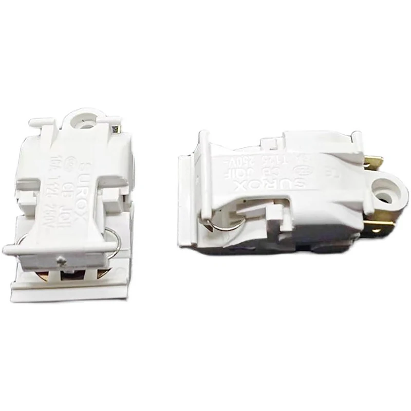 สวิตช์กาต้มน้ำ16A 5ชิ้น/เซ็ต/สวิตช์เทอร์โมสตัทหม้อไอน้ำสีขาวสวิทช์แรงดันไอ teko listrik 2.1*4.6ซม.