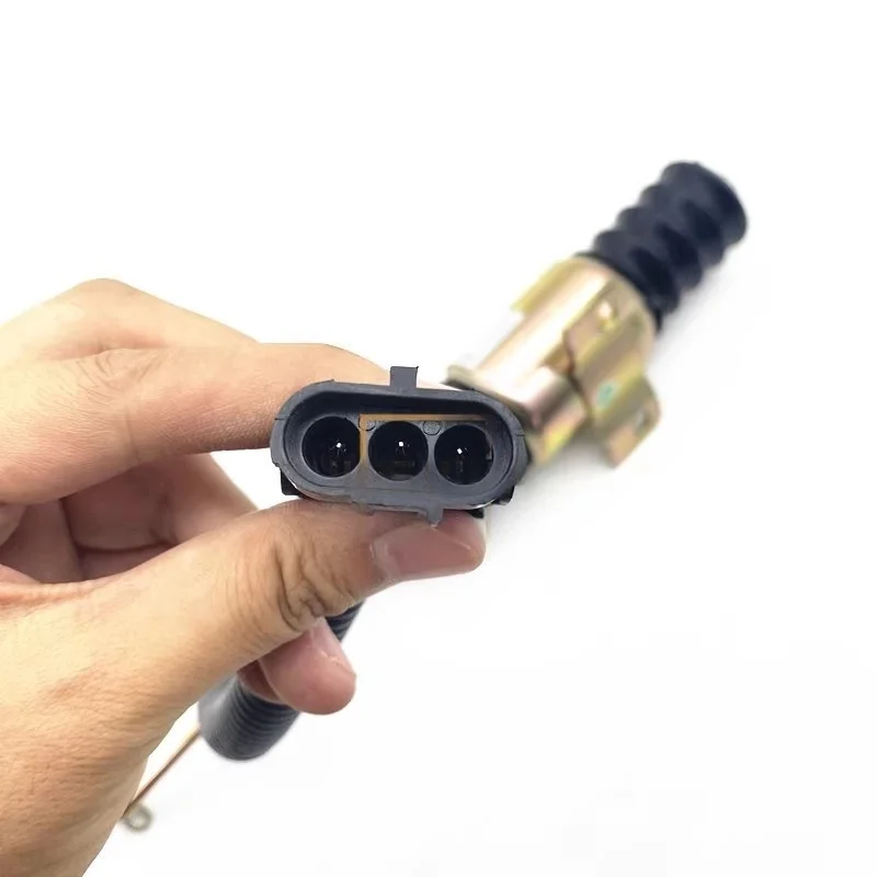 الكمون محرك اغلاق الملف اللولبي صمام 13026682 وقف قطع الزيت صمام حفارة أجزاء التبديل للشاحنات الثقيلة #2