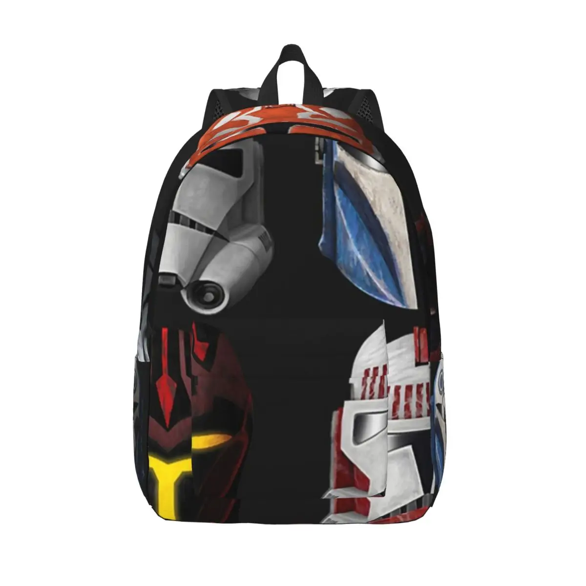 The Clone Wars helm Clone mode baru ransel kuliah tahan air kapasitas tinggi tas buku perjalanan Laptop trendi 15,7 inci 17,7 inci