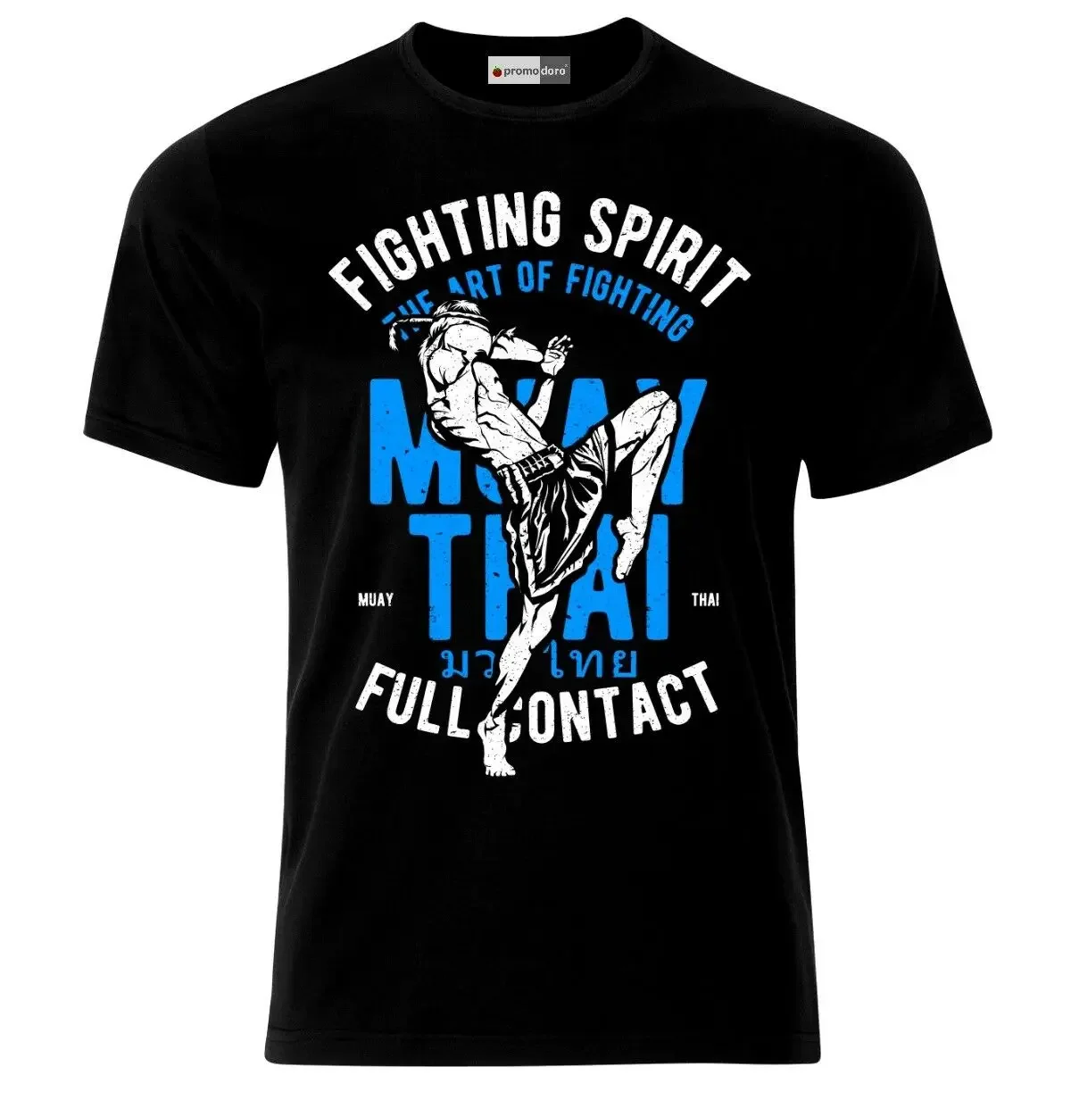 

Spirit of Muay Thai Martial Arts Vests MMA Kickboxing T-Shirt 100% Cotton O-Neck Short Sleeve Casual Mens T-shirt Size S-3XL