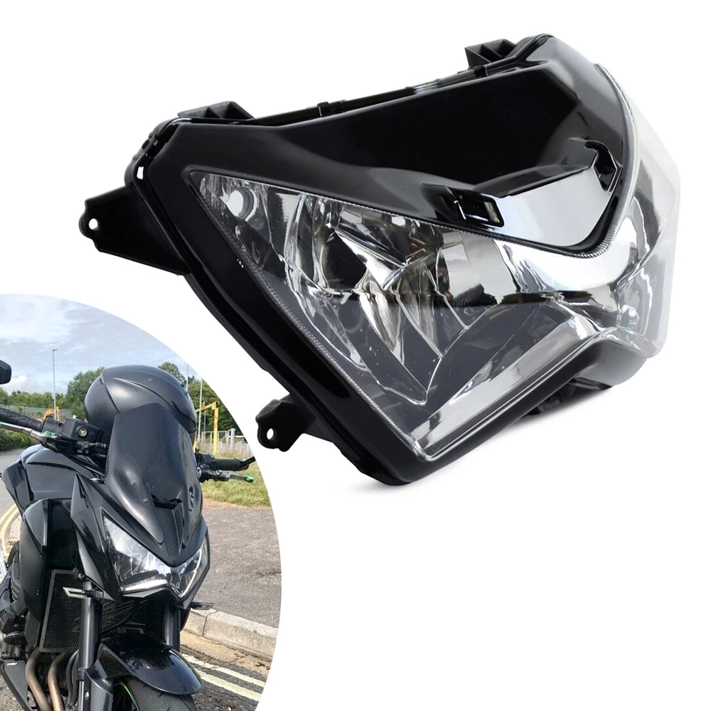 

Motorcycle Clear Front Headlight Case for Kawasaki Z800 Z250 2013 2014 2015 2016 Z300 2015 2016 Headlamp Cover Plastic Housing