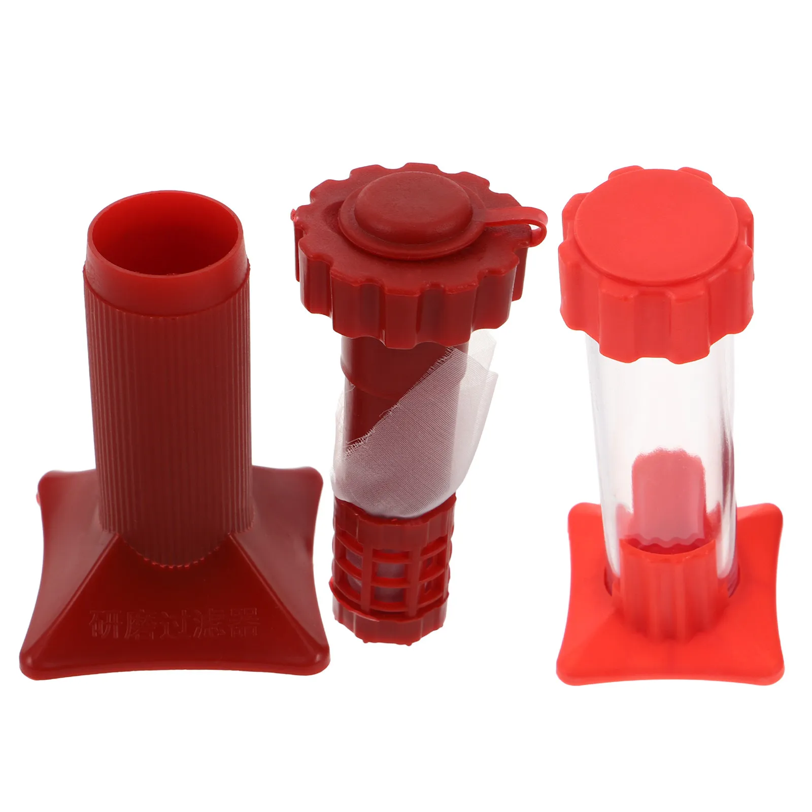1 Set 20Ml Transparent Grinder Filter For Biology Lab Precision Grinding Impurity Filtration Lab Equipment Educational Tool