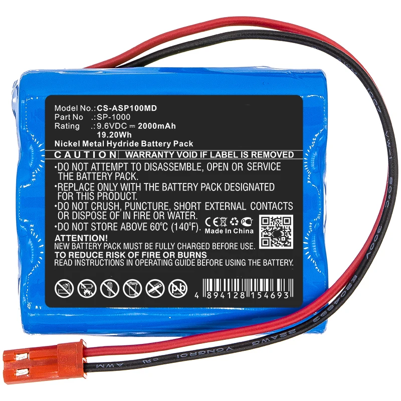 Fanhua Battery for Annol E-205 fits SP-1000 Medical Replacement battery