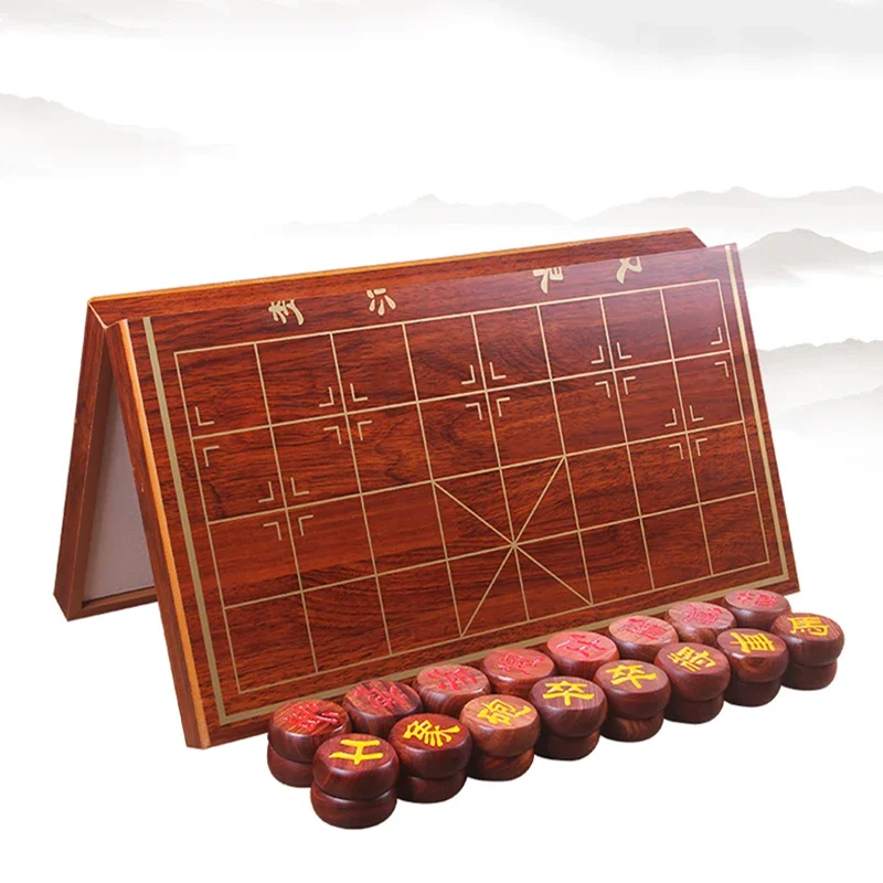 

Chinese Thematic Professional Chess Board Game Travel Family Table Games Wood Children Ajedrez Tematico Sports And Recreation