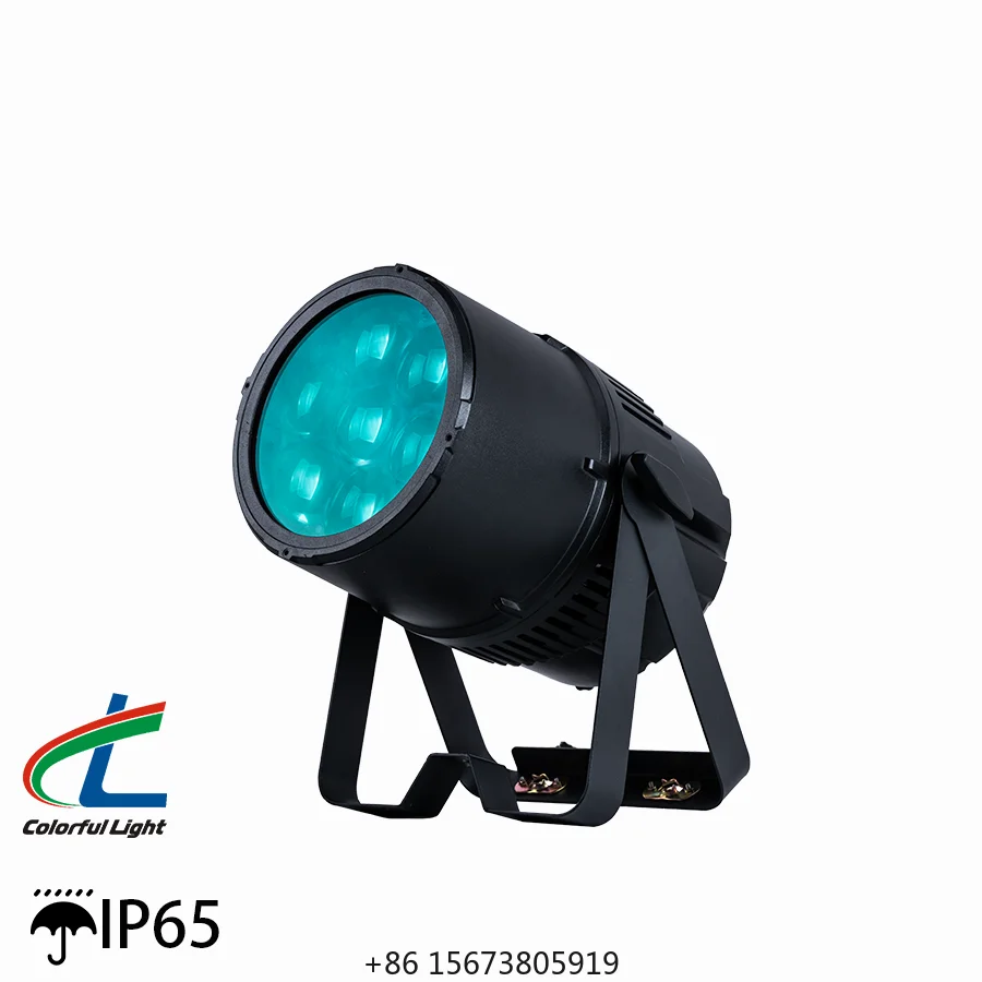 

Светодиодный прожектор Colorfullight водонепроницаемый IP65 7x40W RGB 4-в-1 DMX с моторным зумом 10-60° для свадеб, мероприятий на открытом воздухе, сада, CRI90 5000K