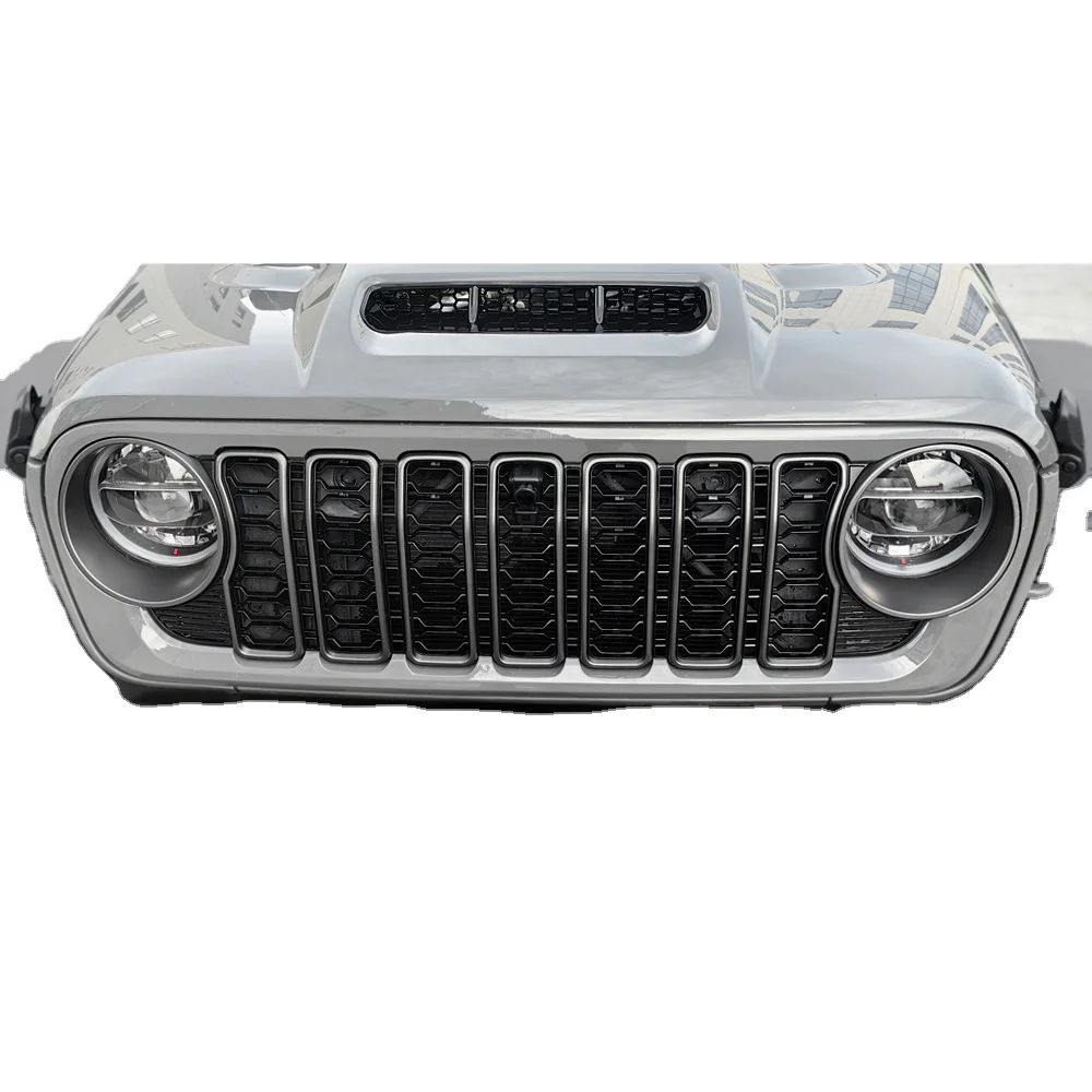 

Maiker offroad front grille for Jeep Wrangler JL ABS Mesh Grille for Jeep Gladiator JT upgrade 2024 model