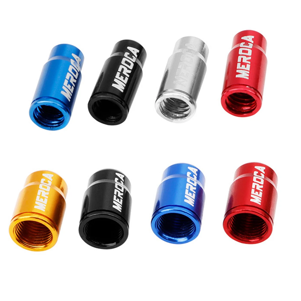 Enhance the appearance of your bike with 4pcs Aluminum Alloy Bicycle Valve Cap SchraderPresta Valve Dust Cover