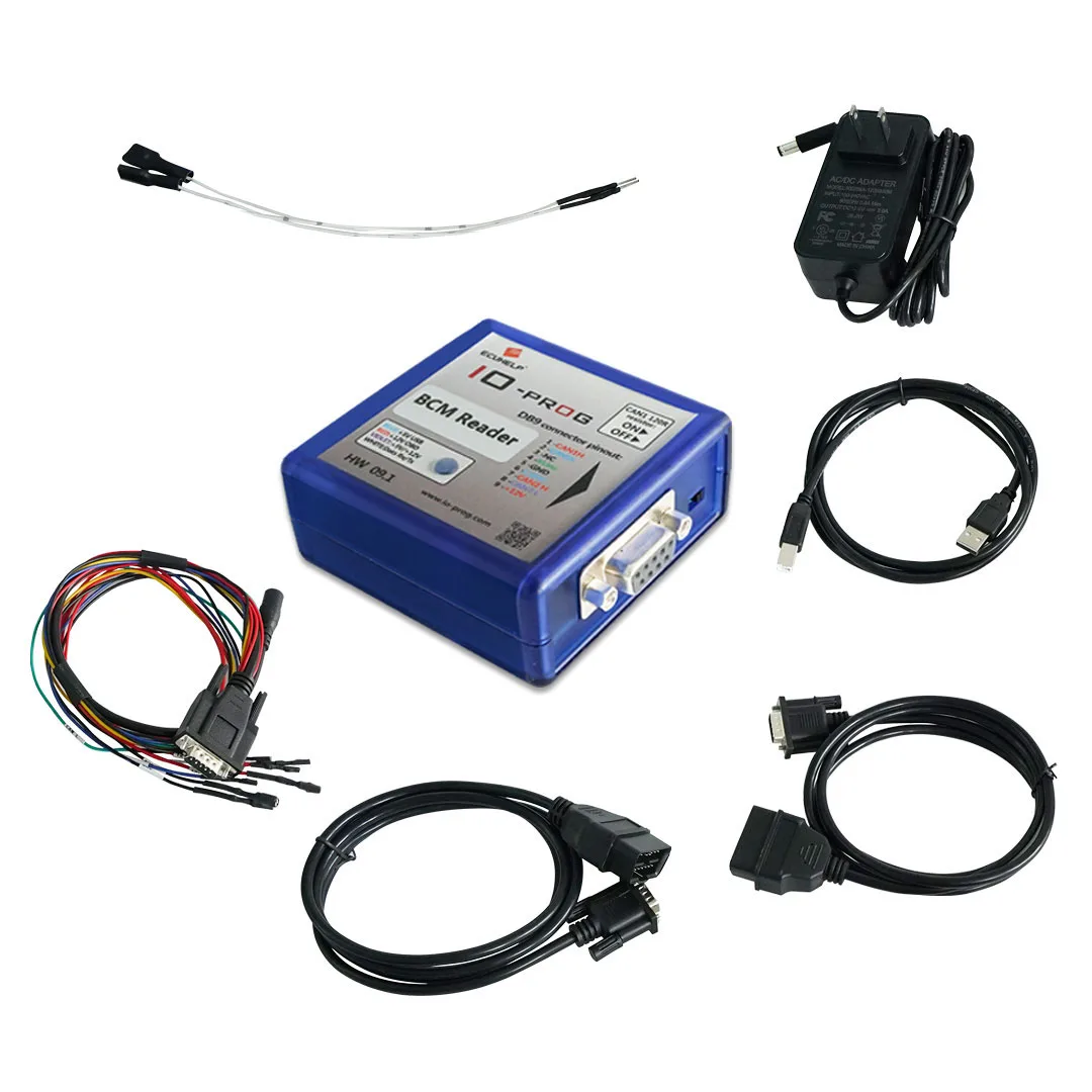 ECUHELP I/O Prog IO-Prog for Opel BSI PSA Version ECU BCM TCM EPS K-line and CAN compatibility via BD9 Connection / OBD