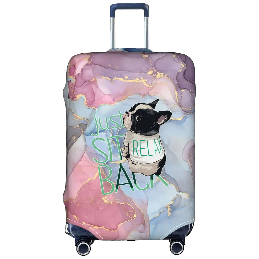 Travel Luggage Cover Suitcase Protective Cover Printing Cute Daog Series Dust-Proof  Elastic Fabric for 18-32inch Baggage Case