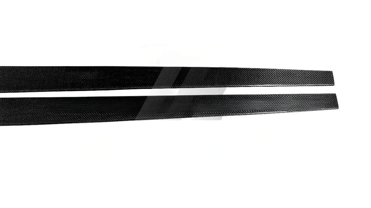 Universal Car Side Skirts Bumper Lip For BMW F22 F30 F32 F36 F10 F87 M2 F80 M3 F82 M4 G20 G30 F90 M5 Carbon Fiber Side Skirts