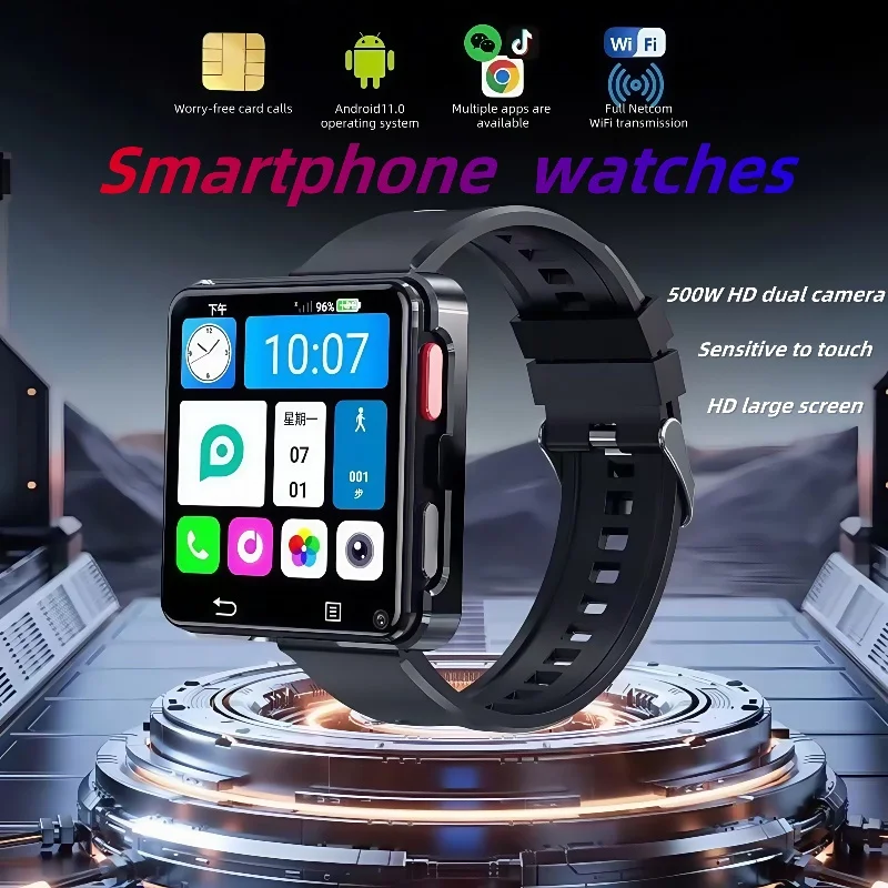 

S998 4G Smart Watch 2025 Watches With Bluetooth Wifi Android Sim Waterproof 500W Dual Camera Outdoor Smartwatch For Men Women