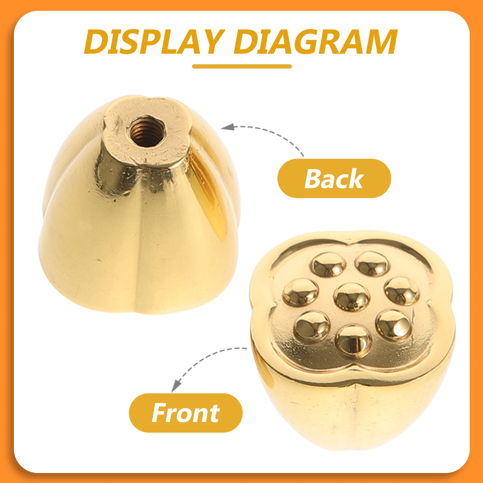 

2pcs Brass Cabinet Pull Handle Drawer Door Cupboard Knob For Wardrobe niture Decor Durable Metal Handle Easy Install