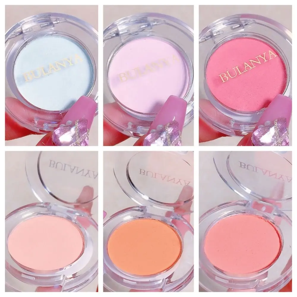 แบบพกพา Blush Face Blusher เครื่องสําอาง Eyes Make Up Cheek Tint Rouge Multi-function Beauty ครีม Blush ของขวัญ