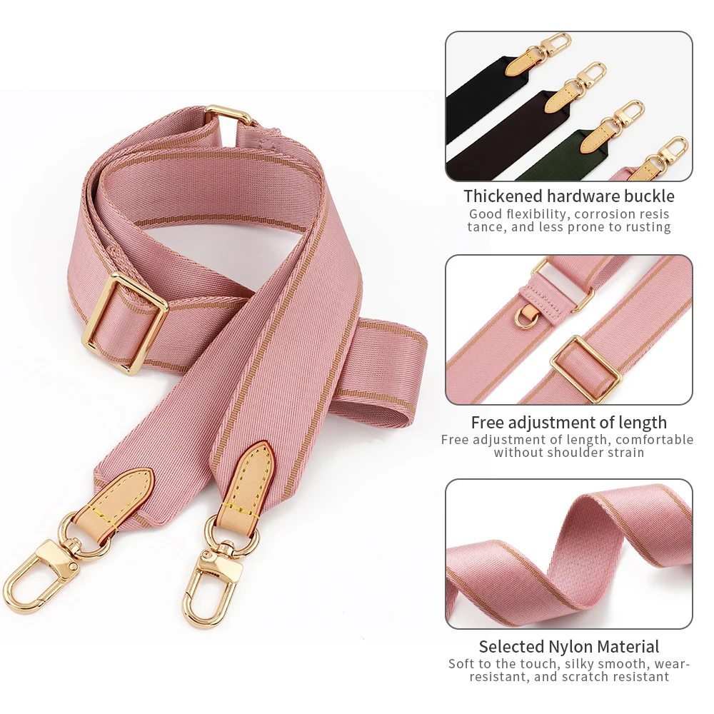 Bag Strap For Crossbody Adjustable Shoulder Bag Straps Purse Handbag Belt Strap Five-in-one Canvas Webbing Bag Strap