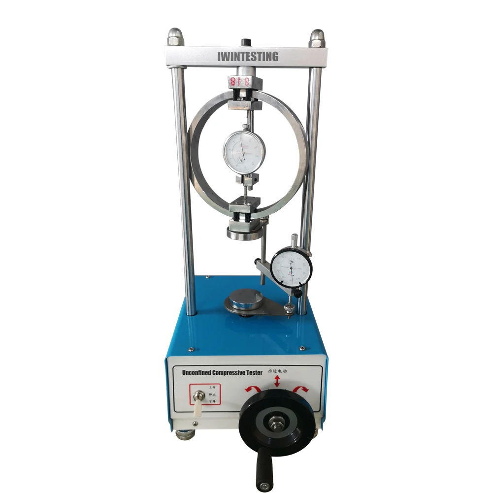 

Uniaxial Strength UCS Unconfined Compression Test of Soil Values