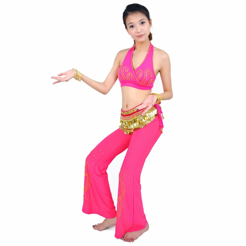Beaded embroidery practice pants slim and thin belly dance clothing dance clothing hot sale source factory direct sales