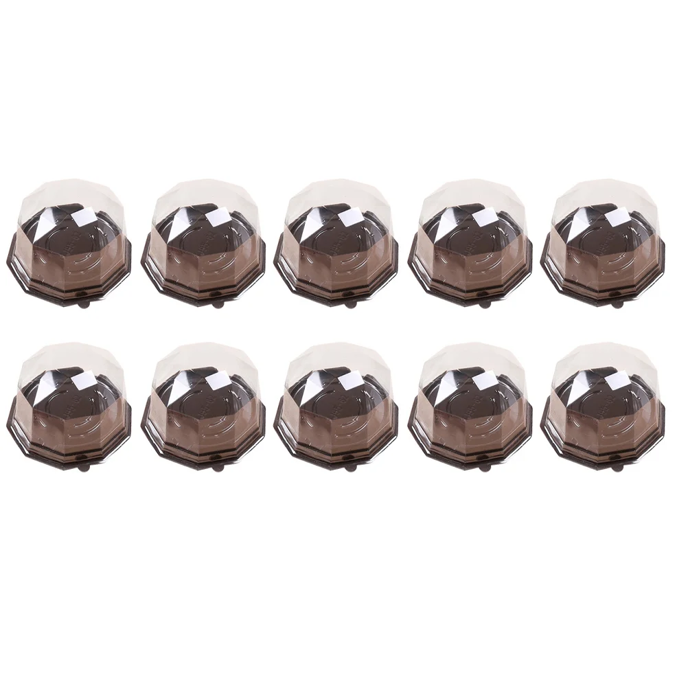 

50pcs Diamond Cake Boxes Waterproof Food Container For Birthday Wedding Party Muffin Biscuit Dessert Mousse Box Container