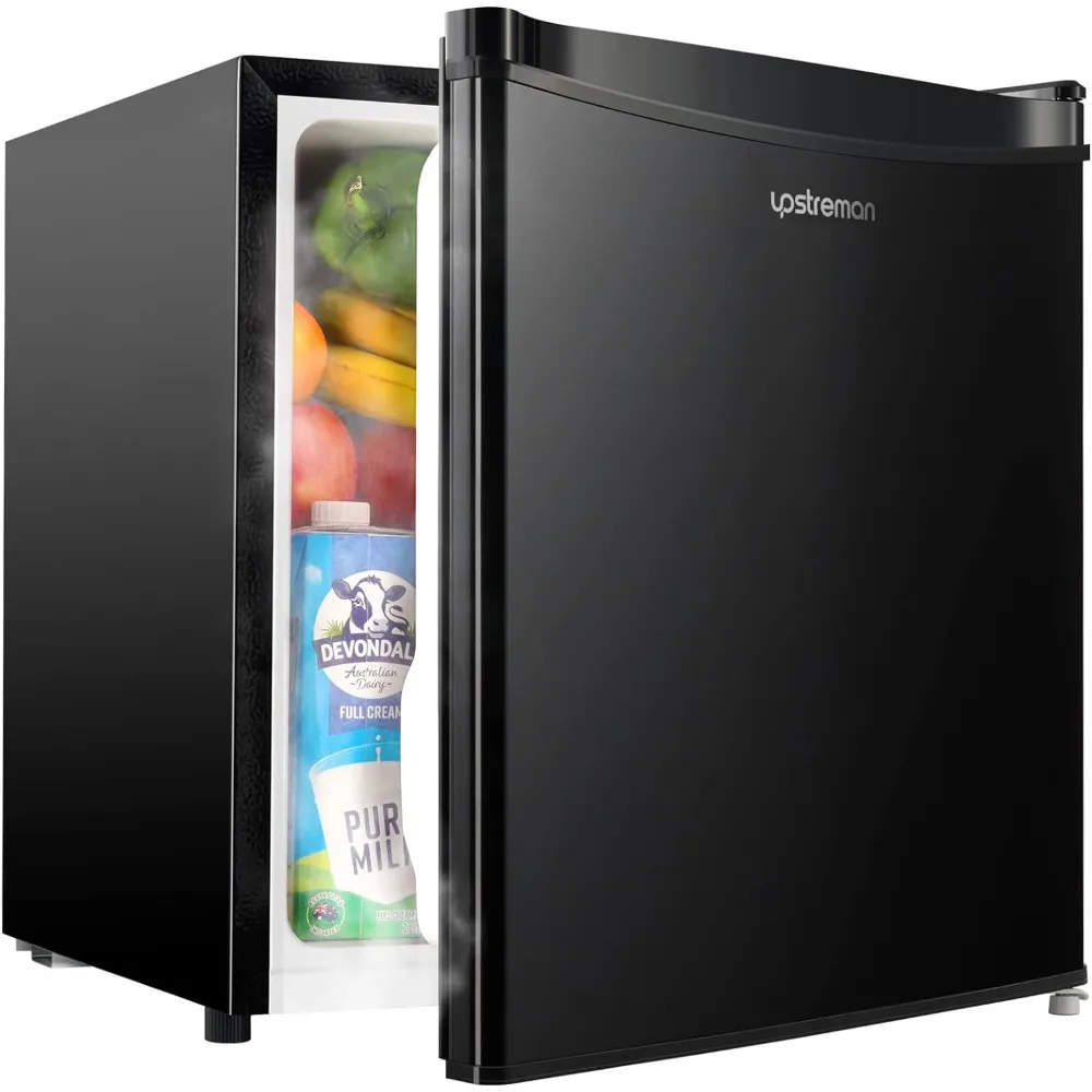 

1.7 Cu.ft Mini Fridge with Freezer, Adjustable Thermostat, Energy Saving, Low Noise, Single Door Compact Refrigerator