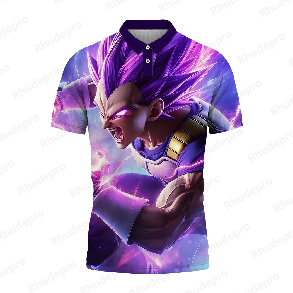 Y 2K Japanse Anime Poloshirts Voor Mannen Cosplay T-Shirt Cadeau Streetwear Met Korte Mouwen Oversized Tops Harajuku Stijl Kleding 5xl