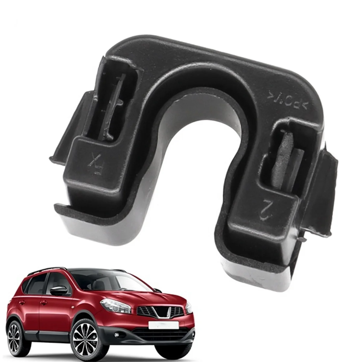 Rear Trunk Boot Load Cover Parcel Shelf Clips Pivot Bracket Mounting for Nissan Qashqai Dualis J10 2006-2013 015532109E