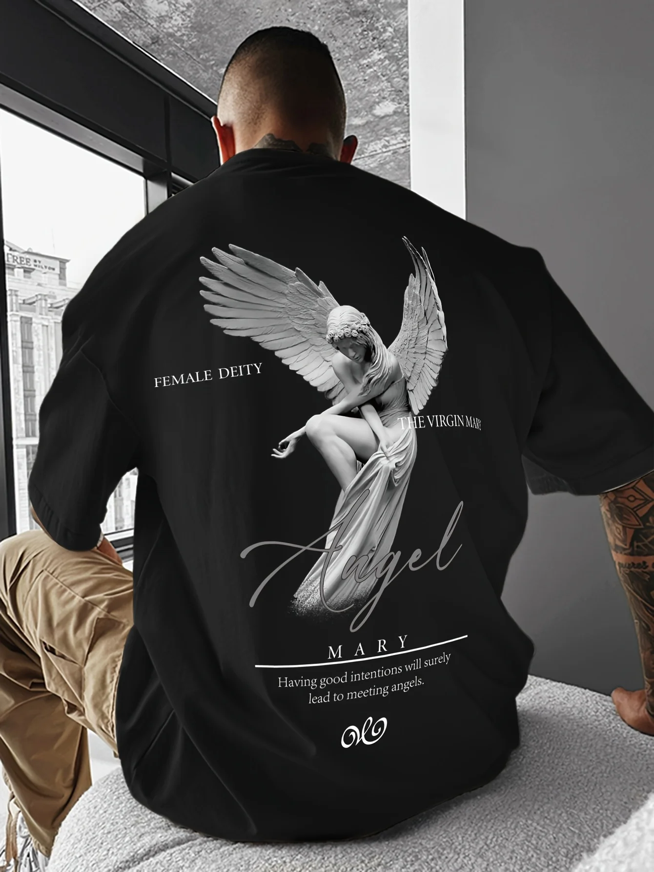 Graphic Print Short Sleeve T Shirt for Men Summer Essential Top Made with Soft Fabric for Superior Comfort and Easy Movement