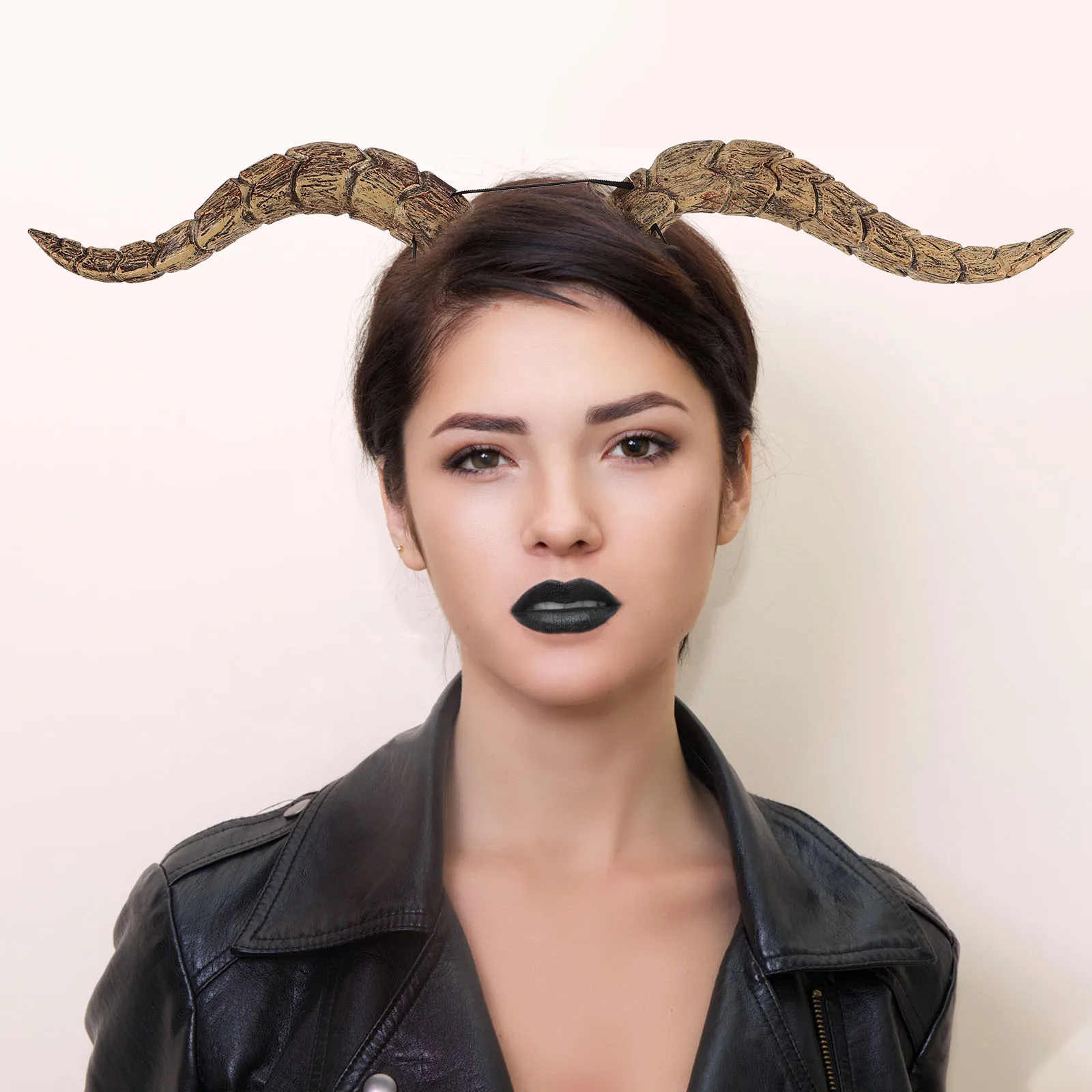 

Halloween Animal Bull Horn Headband Cosplay Costume Accessories for Parties Masquerades Photo Props Festive Decor