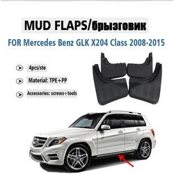 Front Rear 4pcs FOR Mercedes Benz GLK X204 2008-2015 Mud Flaps Guard Splash Mudguard Fender Mudflaps Car Accessories