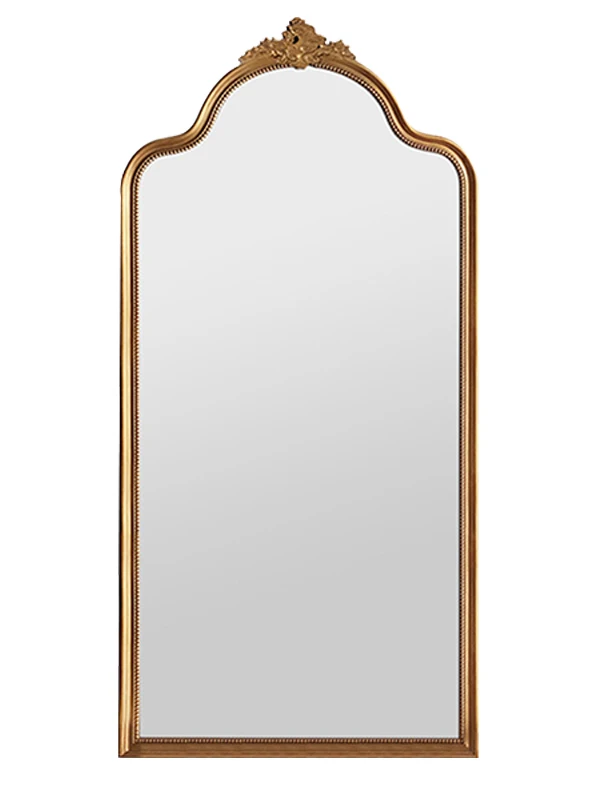

European retro full-body mirror American carved full-length Entrance mirror Court style floor Household