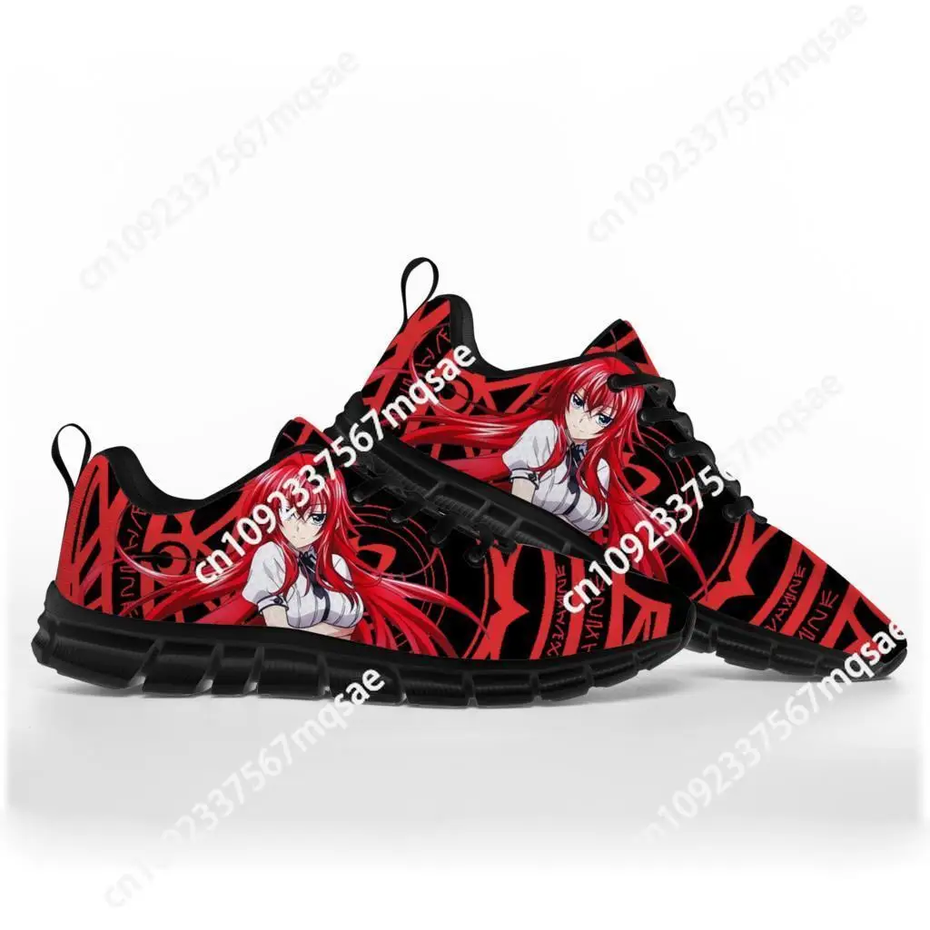 

Anime High School DxD Rias Gremory Sports Shoes Mens Womens Teenager Kids Children Sneakers Custom High Quality Couple Shoe