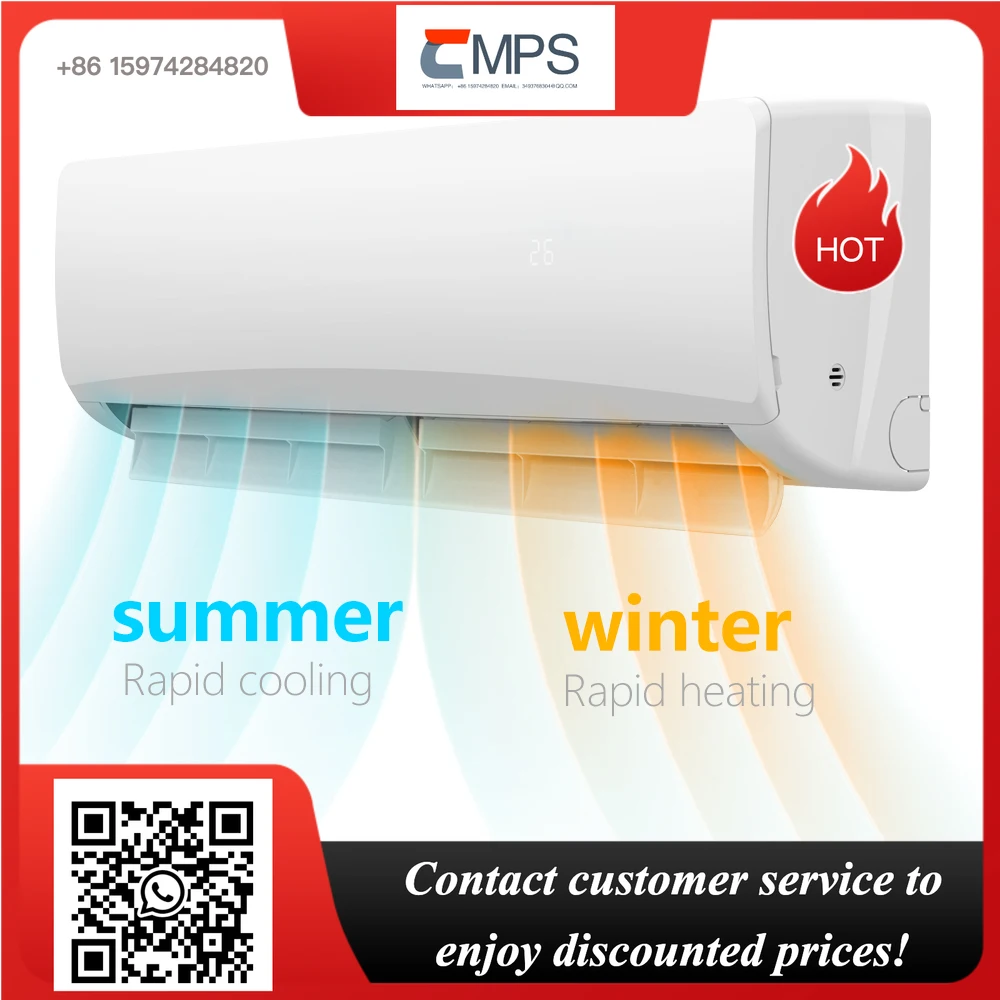 Aire Acondicionado Inteligente para el Hogar, 12000 BTU, 1.5 HP, Split, Montado en la Pared, Inverter, Frío/Calor