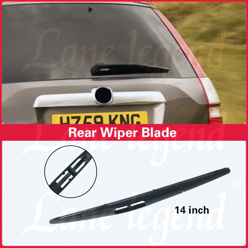 For Honda CRV CR-V 2007 2008 2009 2010 2011 3rd Generation Car Front Rear Wiper Blades Soft Rubber Windscreen Auto Windshield