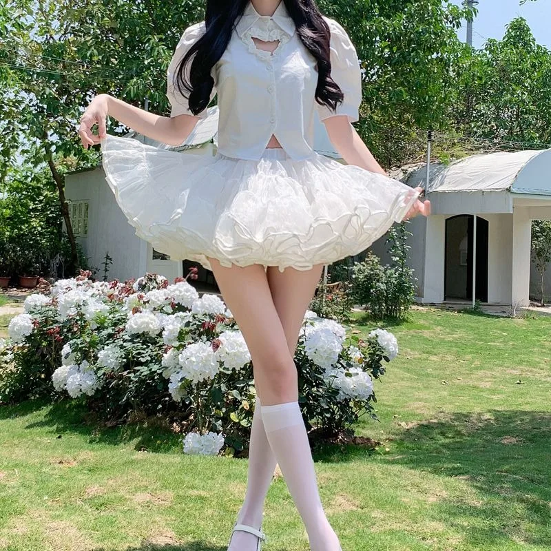 منتفخ تول لوليتا تنورة داخلية ثوب نسائي توتو فستان للنساء والأطفال الزفاف Ballgown تأثيري العظم كرينولين