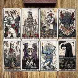 Trionfi Della Luna Illustrated Tarot 12x7 cm Paper Manual Card Game