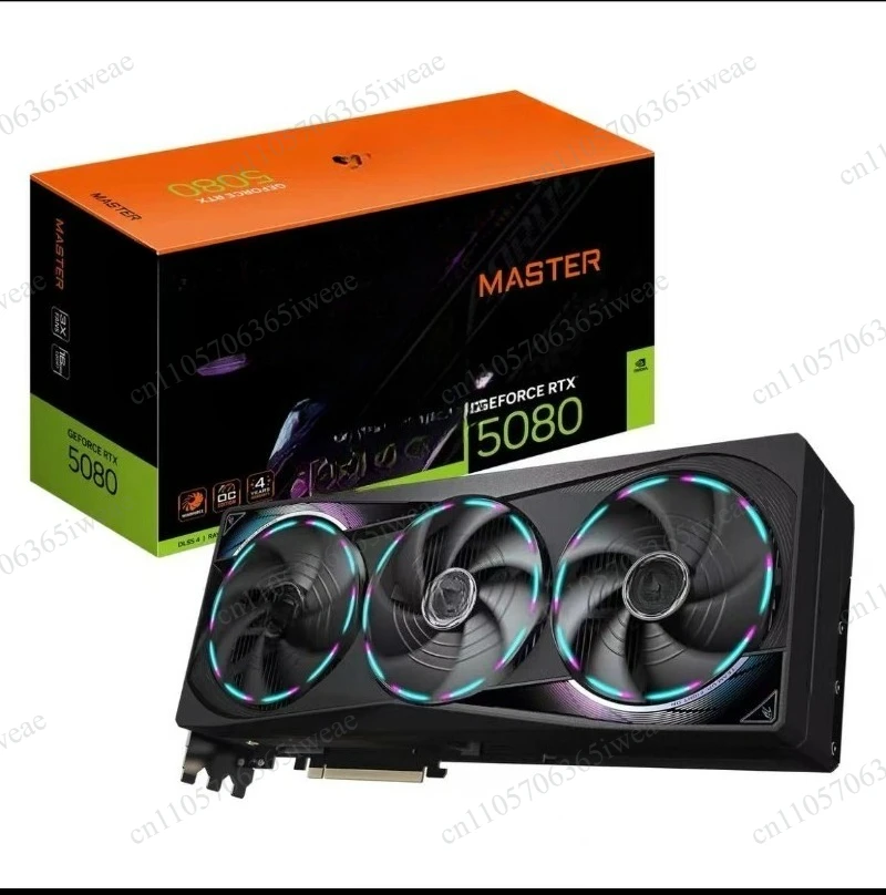 RTX5080 Super Sculpture, White Sculpture Ice Sculpture, Wind Demon Eagle Snow Eagle, New AI MASTER 16G Graphics Card