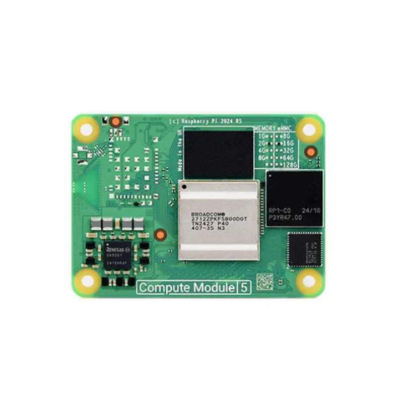 ABKQ-For Raspberry Pi Compute Module 5 CM5 Quad Core Cortex-A76 @2Ghz, BCM2712 Compute Module 5 Core Board CM5002016-EMMC 16GB
