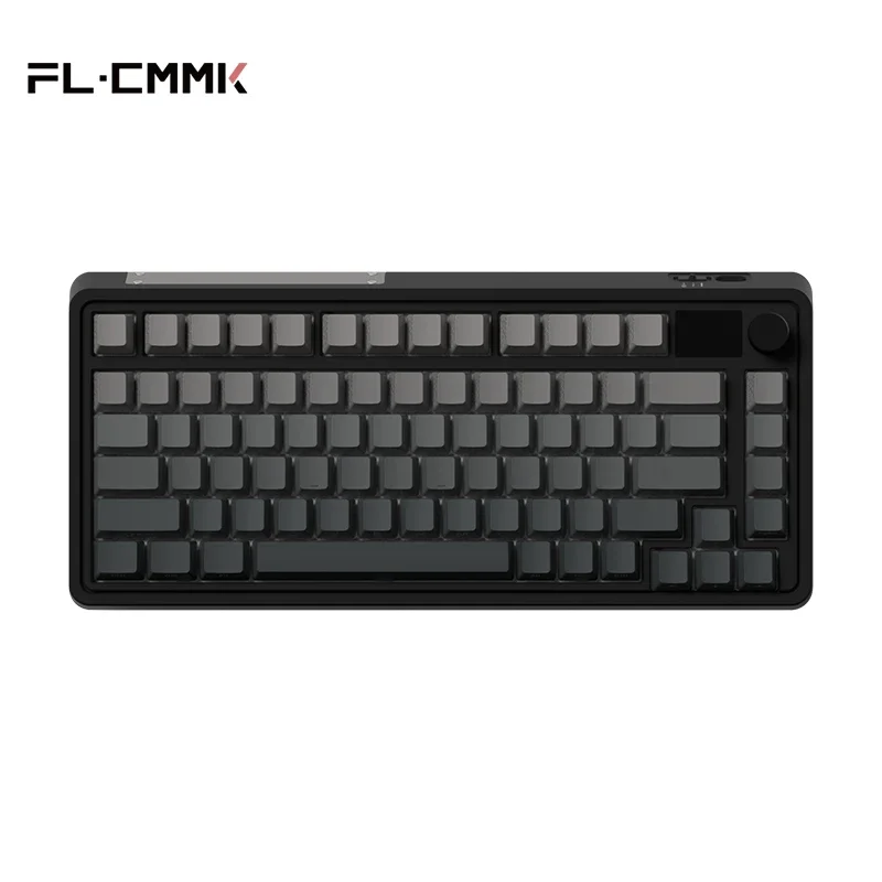 FL·ESPORTS CMK75 Mechanical Keyboard PBT Keycap South-facing RGB Hot Swap Wired Bluetooth Wireless Keyboard for Tablet PC Laptop