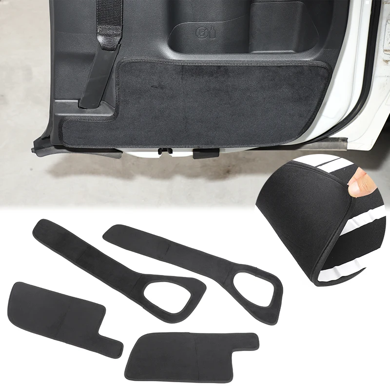 

For Nissan Frontier 2022+ velvet Car Door Anti Kick Pad Anti Dirt Mat Protection Sticker Scratch Resistant Film Accessories