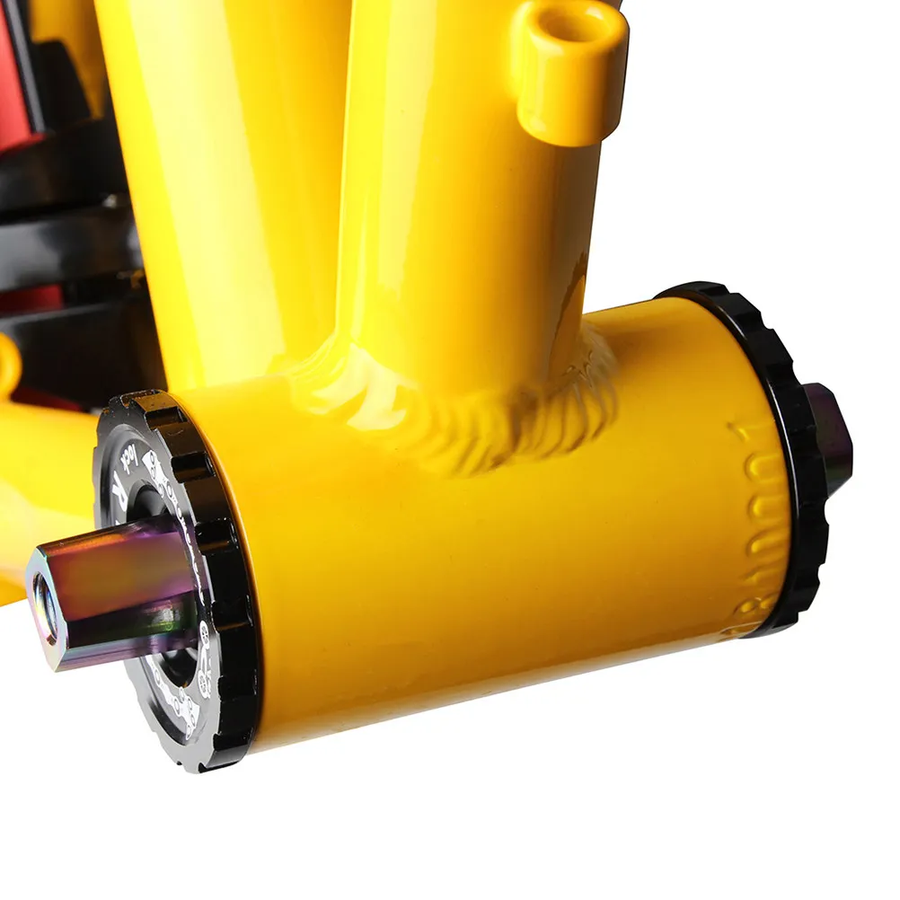 

Комплект каретки из титанового сплава с квадратным отверстием и керамическим подшипником для складных, фиксированных, шоссейных и горных велосипедов, 68 мм, резьбовое крепление, 110 мм, черный