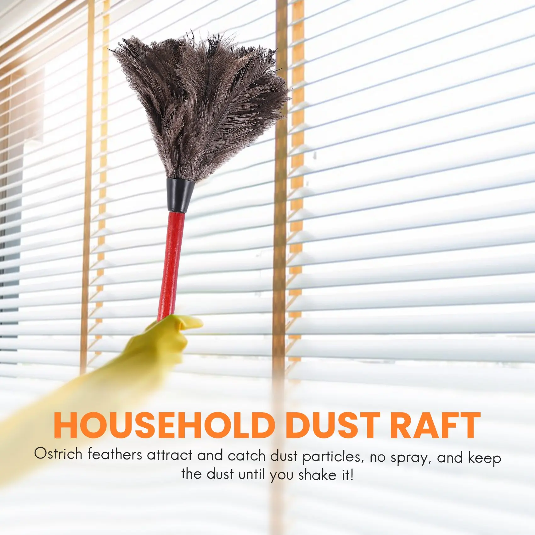 柔らかい羽毛のダスター,家具からダスターを掃除する