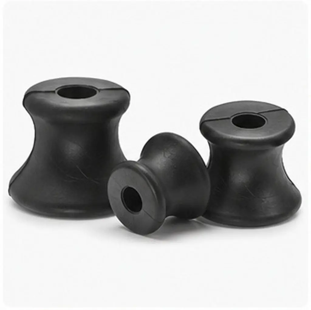8Pcs Meditation Tuning Fork Accessories Stable Rubber Holder Base Sound Dampening Support for Yoga Relaxation Focus