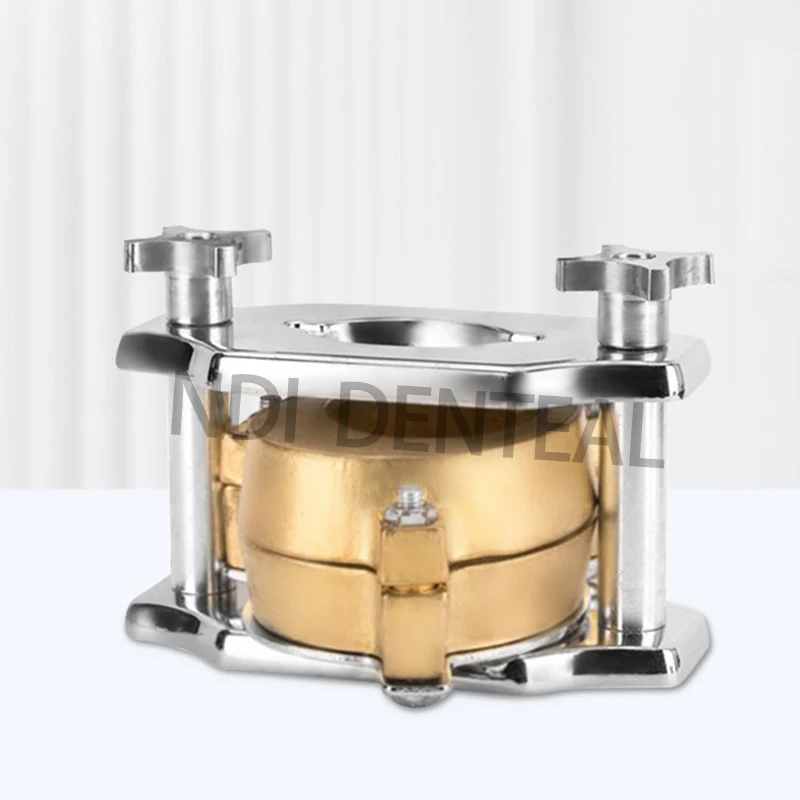 1PCS Dental Lab Denture Compress Single Compress Press Lab Equipment Stainless Reline Jig Tank Copper Boiled Flask Autoclave