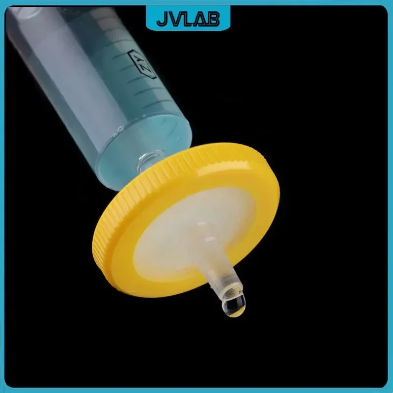 Syringe Filter Diameter 25mm Pore Size 0.22 0.45 1.2 3 5 10um Microporous Needle Filtration MCE Nylon PTFE 10 Pieces