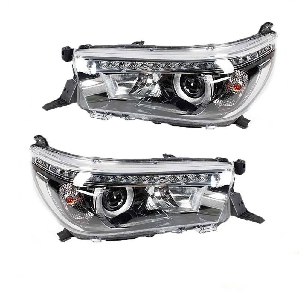 

Front Headlight Head Light for Toyota Hilux MK8 2015 2016 2017 2018 Left Hand Drive